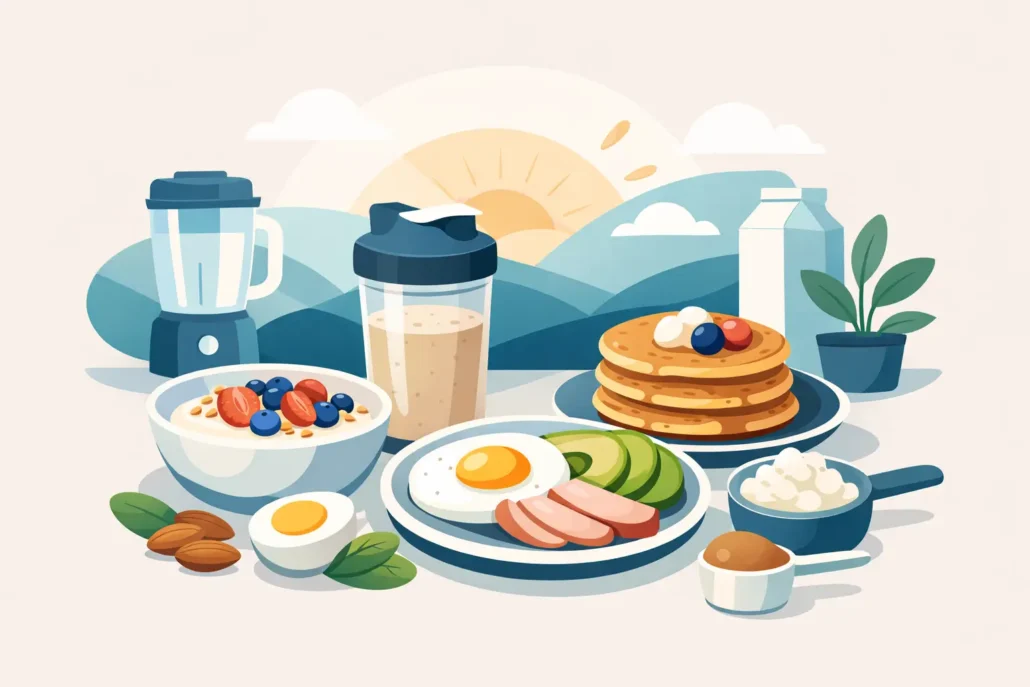 Hurtig morgenmad med protein der mætter