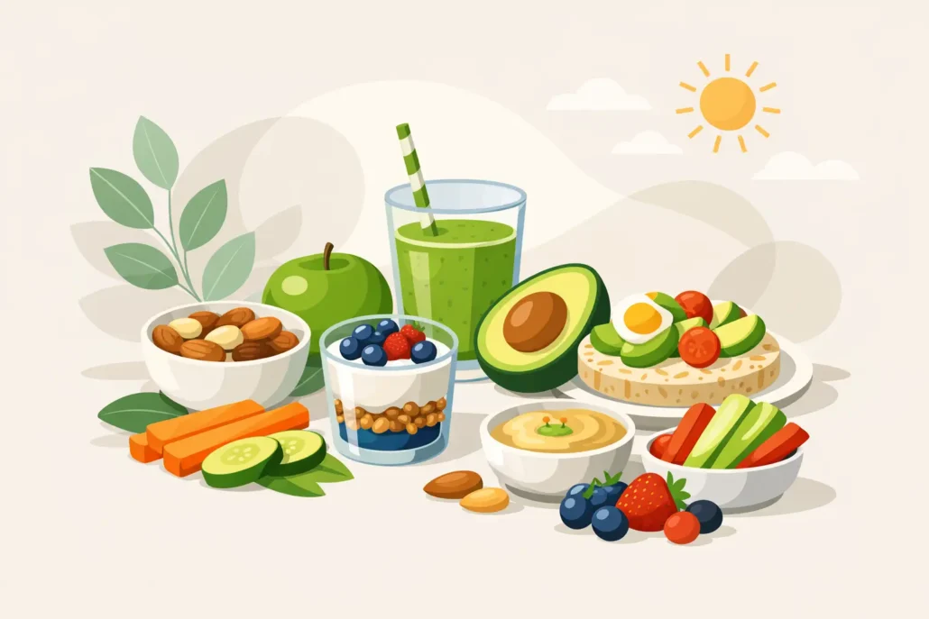 Snacks til sund livsstil, der faktisk mætter